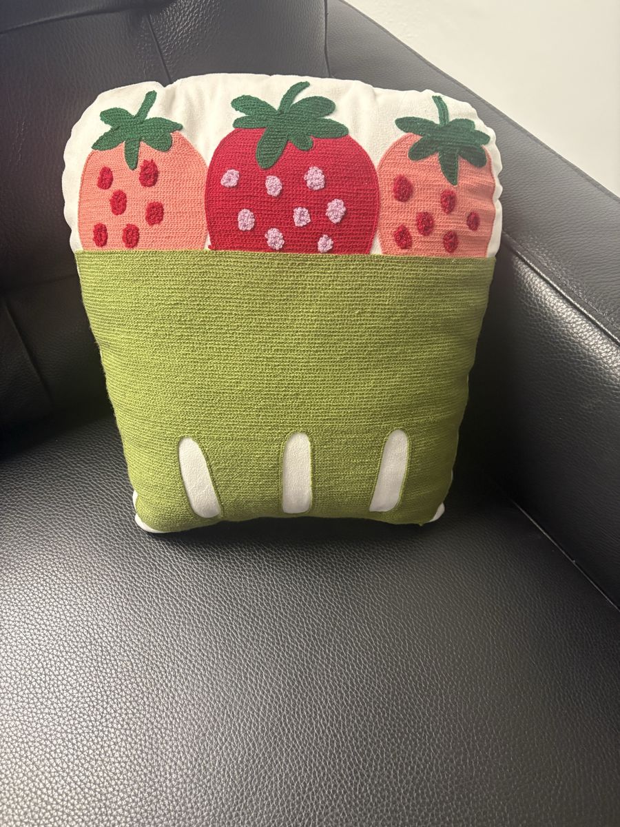 Target strawberry throw pillow