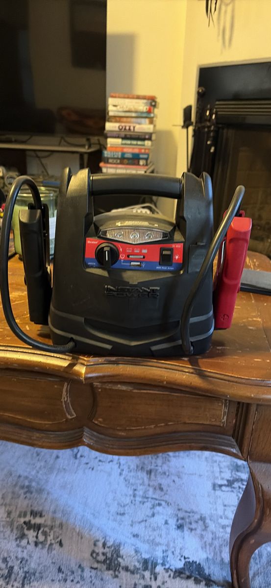 Schumacher Instant Power Portable Jump Starter with USB Ports & Work Light
