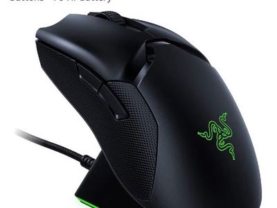 Razer Viper Ultimate Hyperspeed Wireless Gaming Mouse & RGB Charging Dock - 20K DPI, 70 Hr Batt