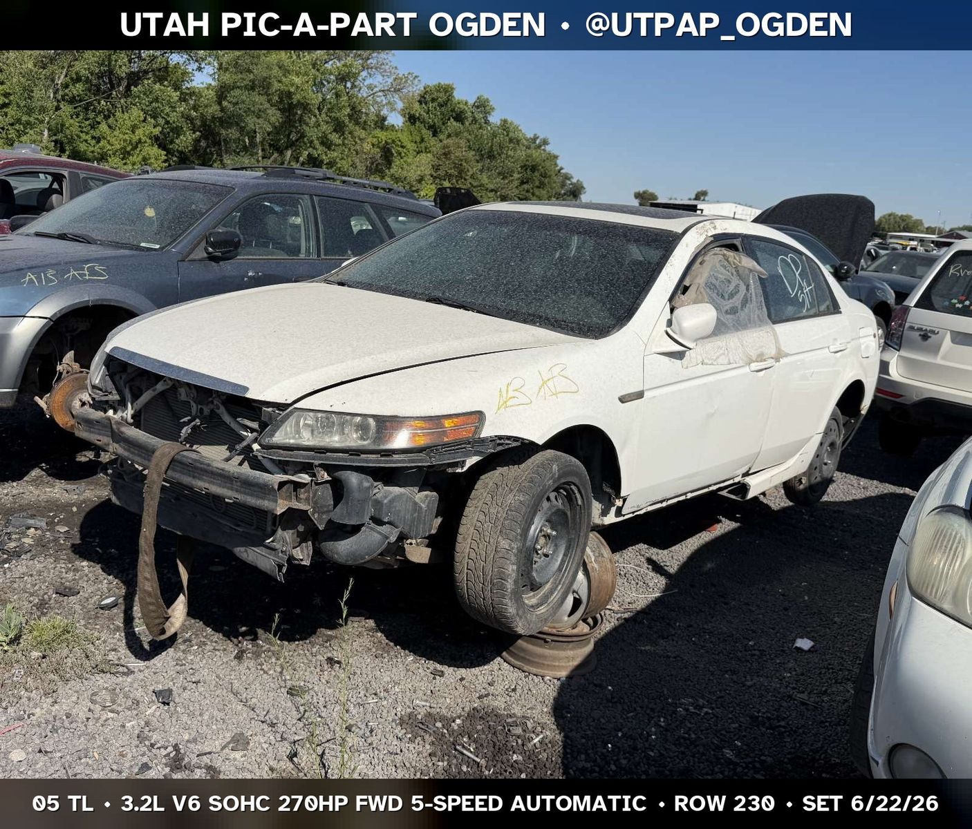 2005 Acura TL Parts - UTPAP Ogden