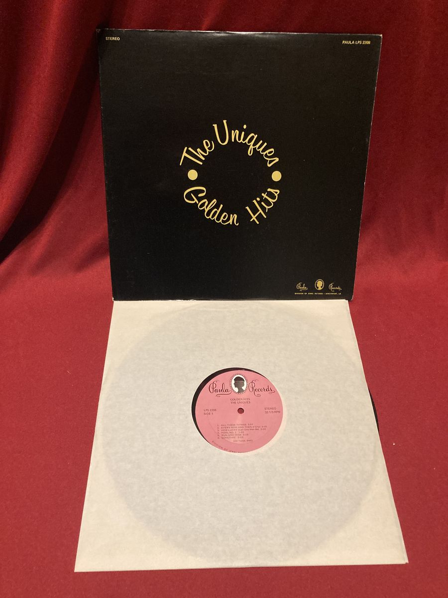 Vintage 1970 The Uniques Golden Hits Vinyl DJ Copy Rock