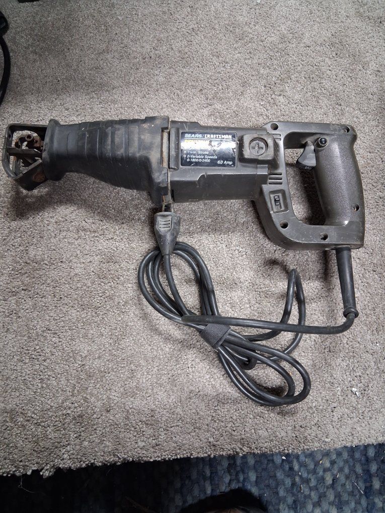 Craftsman Reciprocating Saw Works Great!
