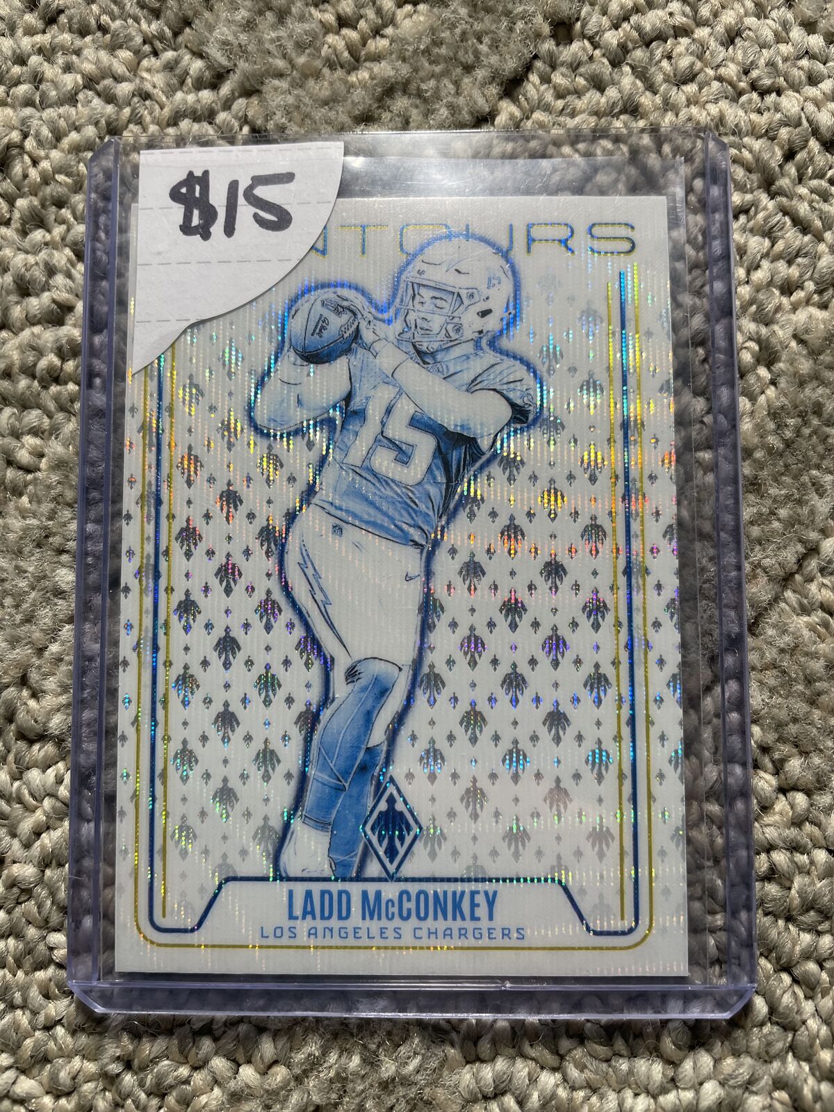 Ladd McConkey trading cards