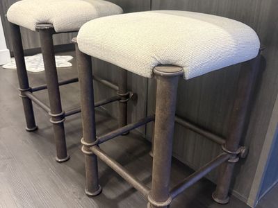 Two bar stools