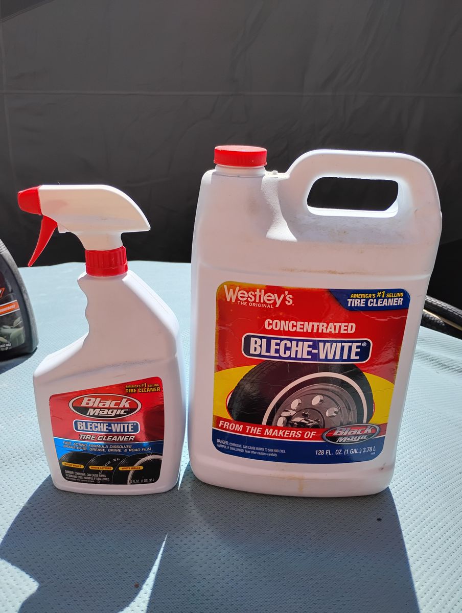 Brand new black magic bleche white whitewall tire cleaner