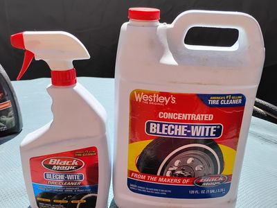 Brand new black magic bleche white whitewall tire cleaner