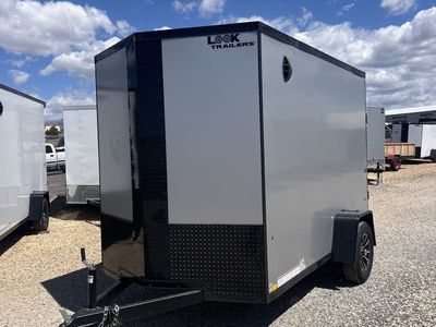 6x10 Look ST DLX Enclosed Cargo Trailer - 6'6" Interior - 3.5K GVWR - .080 PolyCor, Alloy Wheels, Black Out Package