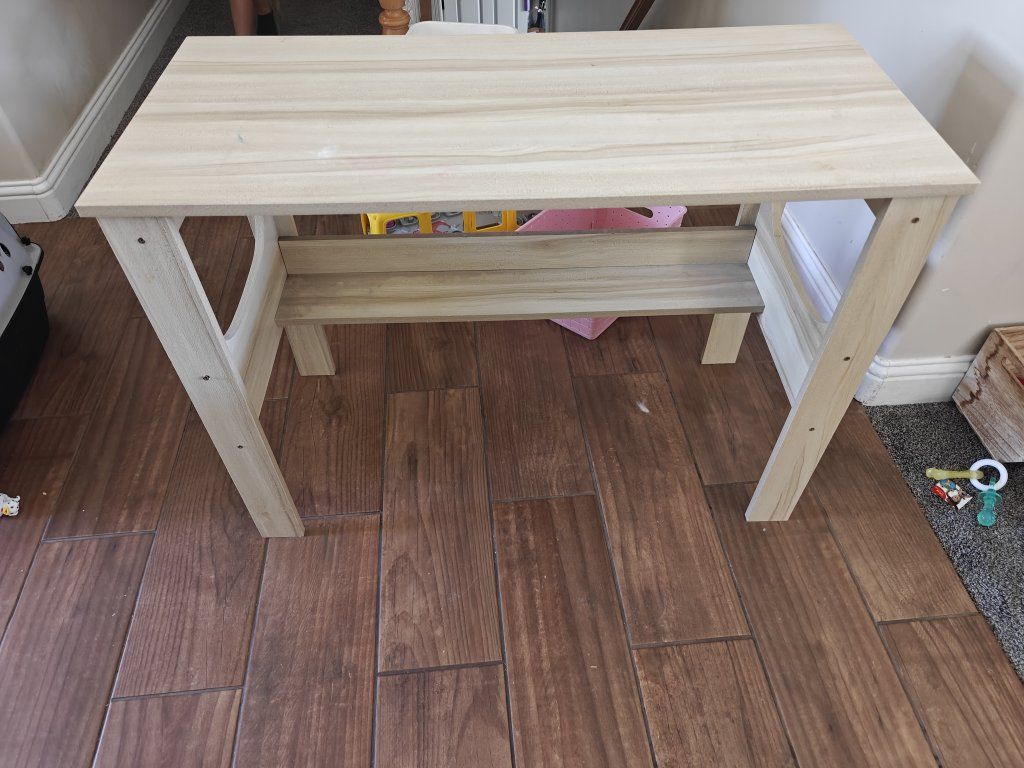 Light Wood Finish Desk