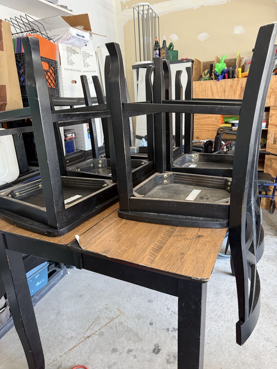 Table and chairs
