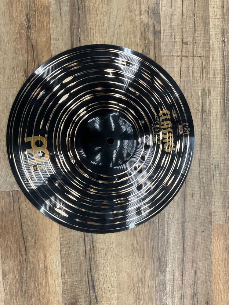 MEINL 14 INCHES DARK HIHAT CYMBAL, BOTTOM
