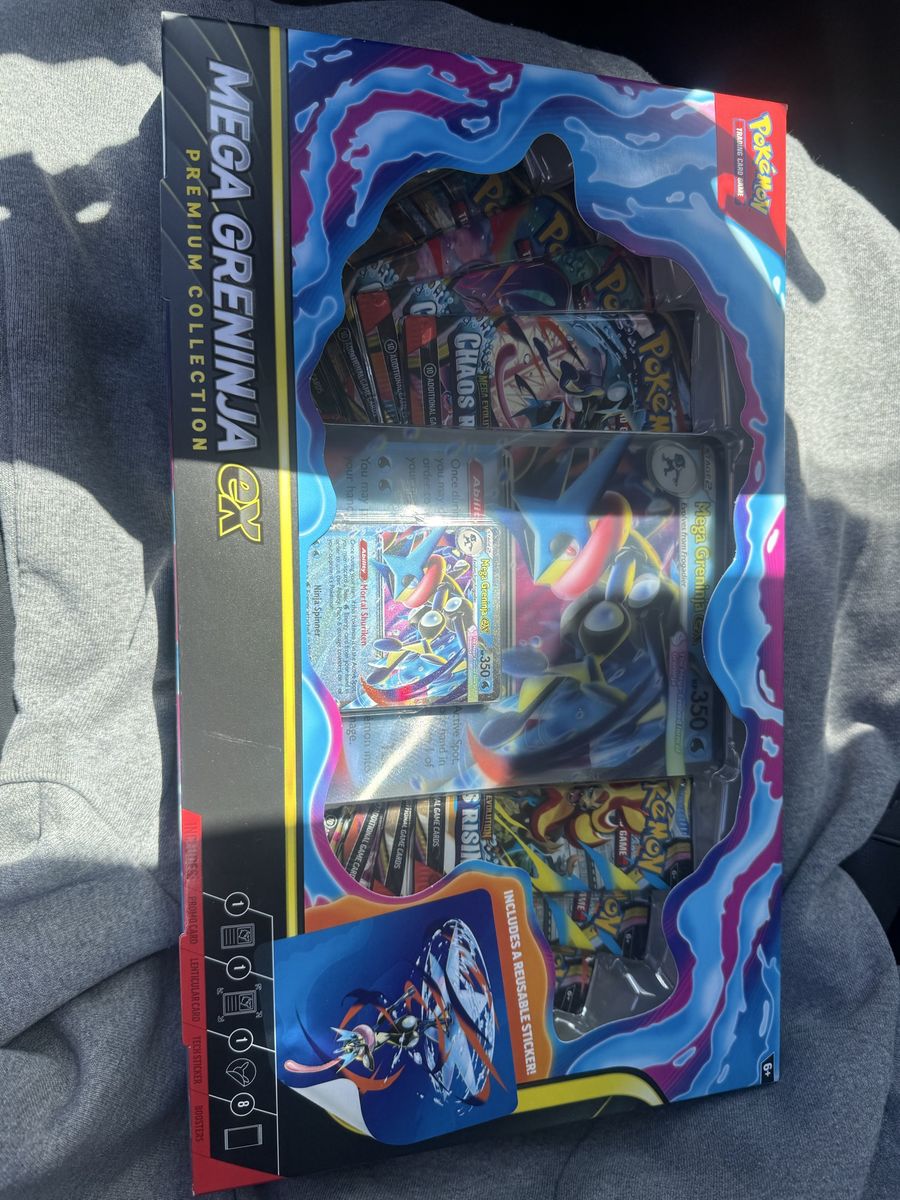 Pokemon Mega Greninja EX Premium Collection Box - Trading Card Game Set