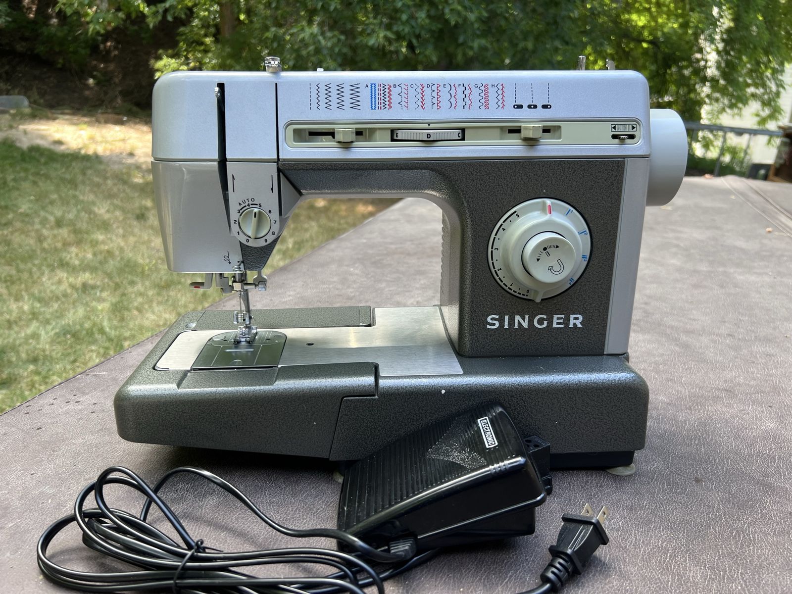 Singer CG-590c sewing machine, serviced