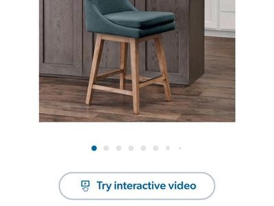 2- New in boxes, Counter height swivel stools
