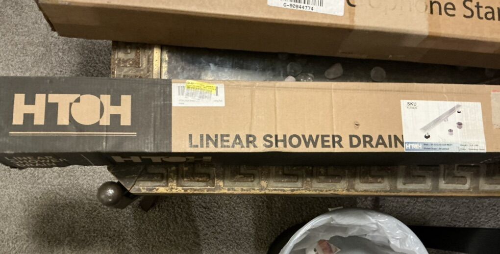 HTOH 37” Linear Shower Drain