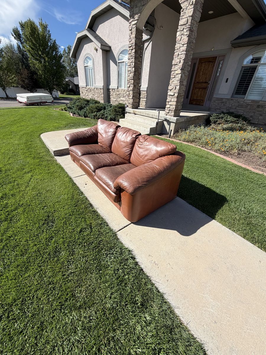 nice leather couch
