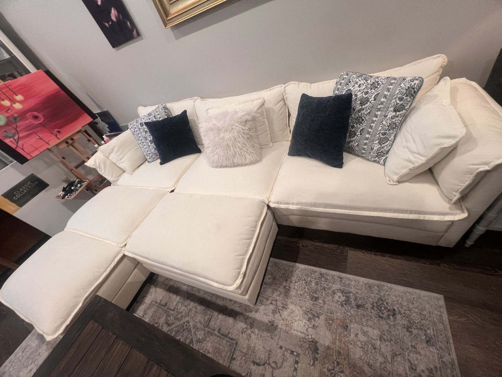Modular sectional sleeper couch