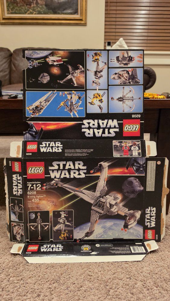 LEGO Star Wars B-Wing Fighter Set 6208 - Complete with Box & Manual