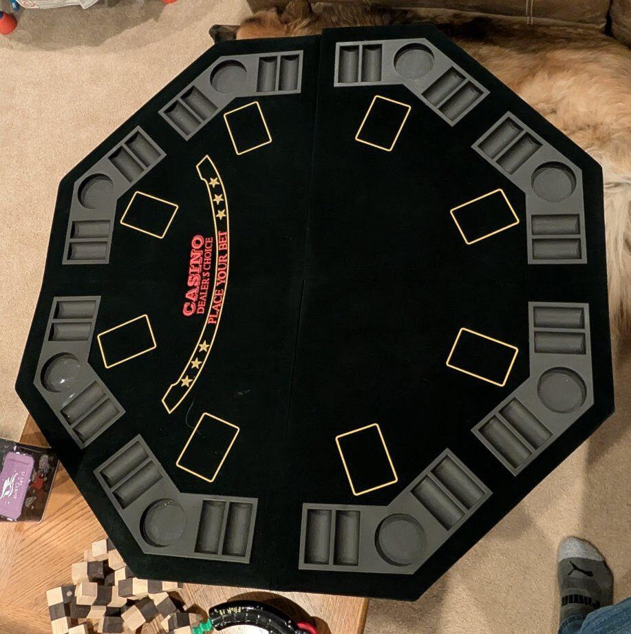 Poker table and accessories