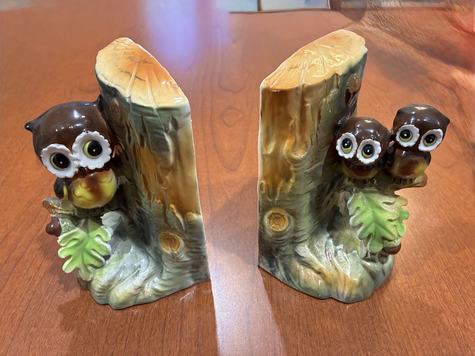 Vintage Norcrest Collectable Owl Book Ends