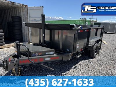 7x16 Maxx-D DTX Dump Trailer - 36" Sides - 17.5K GVWR - 7 Gauge Floor