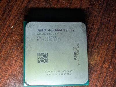 AMD A-Series A8-3800 AD38200JZ43GX Desktop Processor