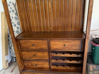 Stunning Coastal Furniture Solid Wood Dining Hutch – Beautiful Storage Piece