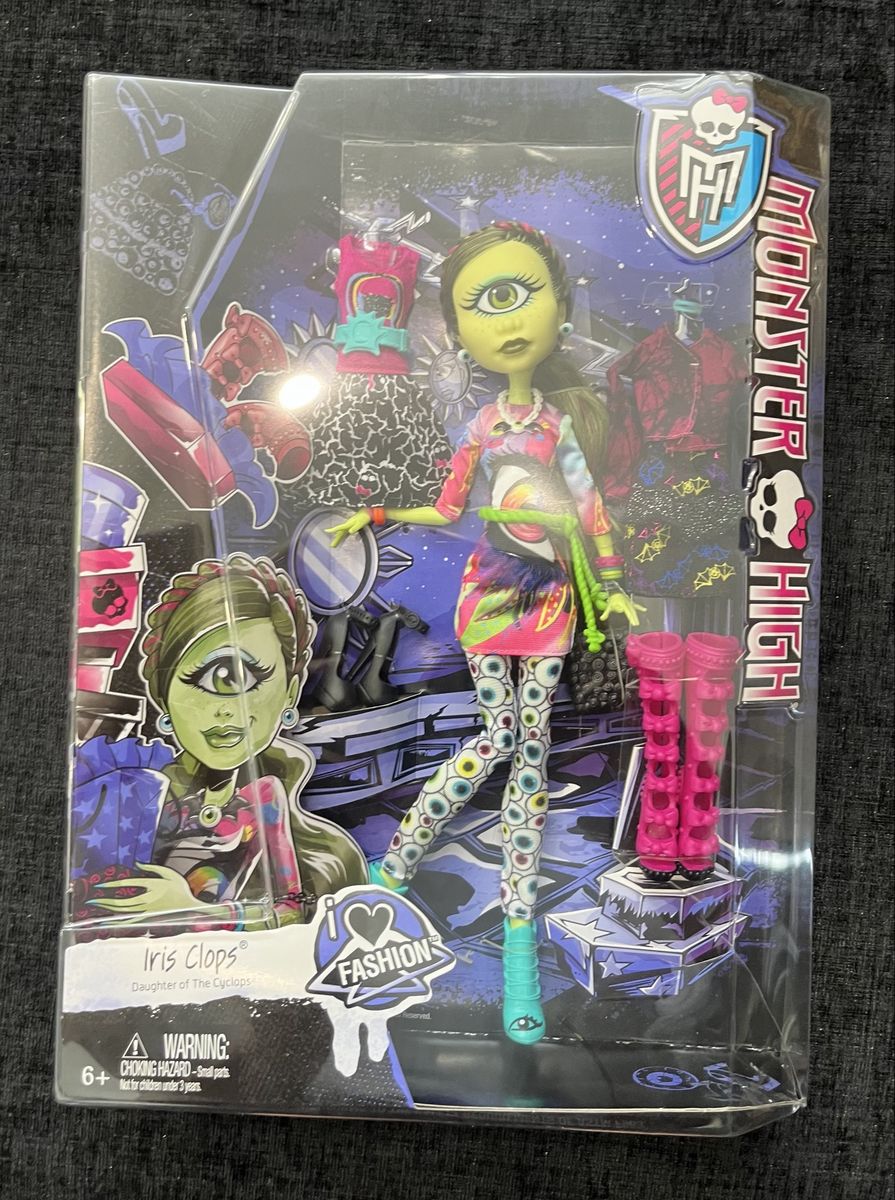 Monster High I Love Fashion Iris Clops Doll Mattel NIB
