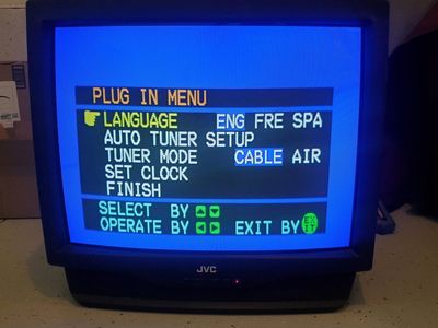 27" JVC TV. Made 1997.