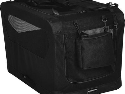 Brand New Amazon Basics 30-Inch Portable Soft Pet Crate – Never Used!