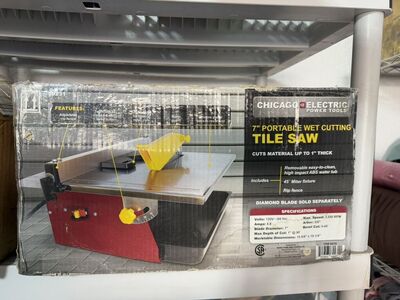 7 Portable Wet Cutting Tile Saw