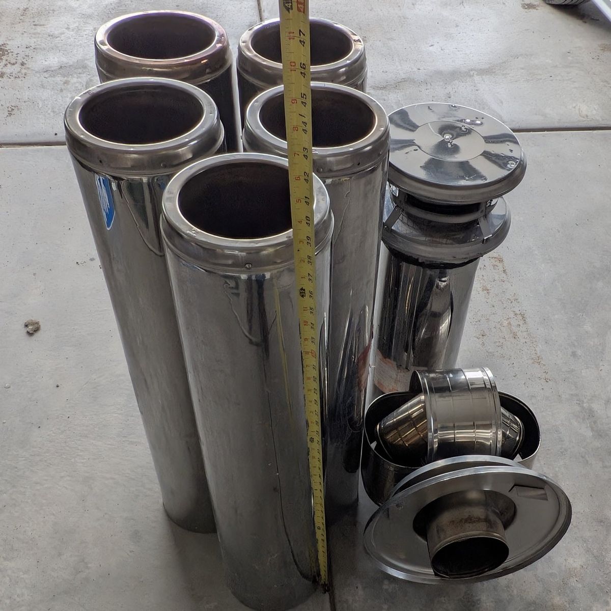DuraVent 6'' DuraTech Stainless Stove Pipe