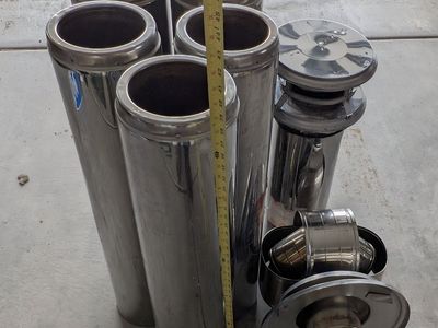 DuraVent 6'' DuraTech Stainless Stove Pipe