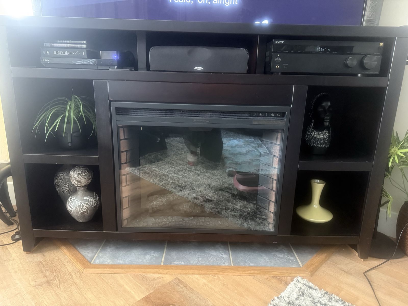 Entertainment Center with Fireplace