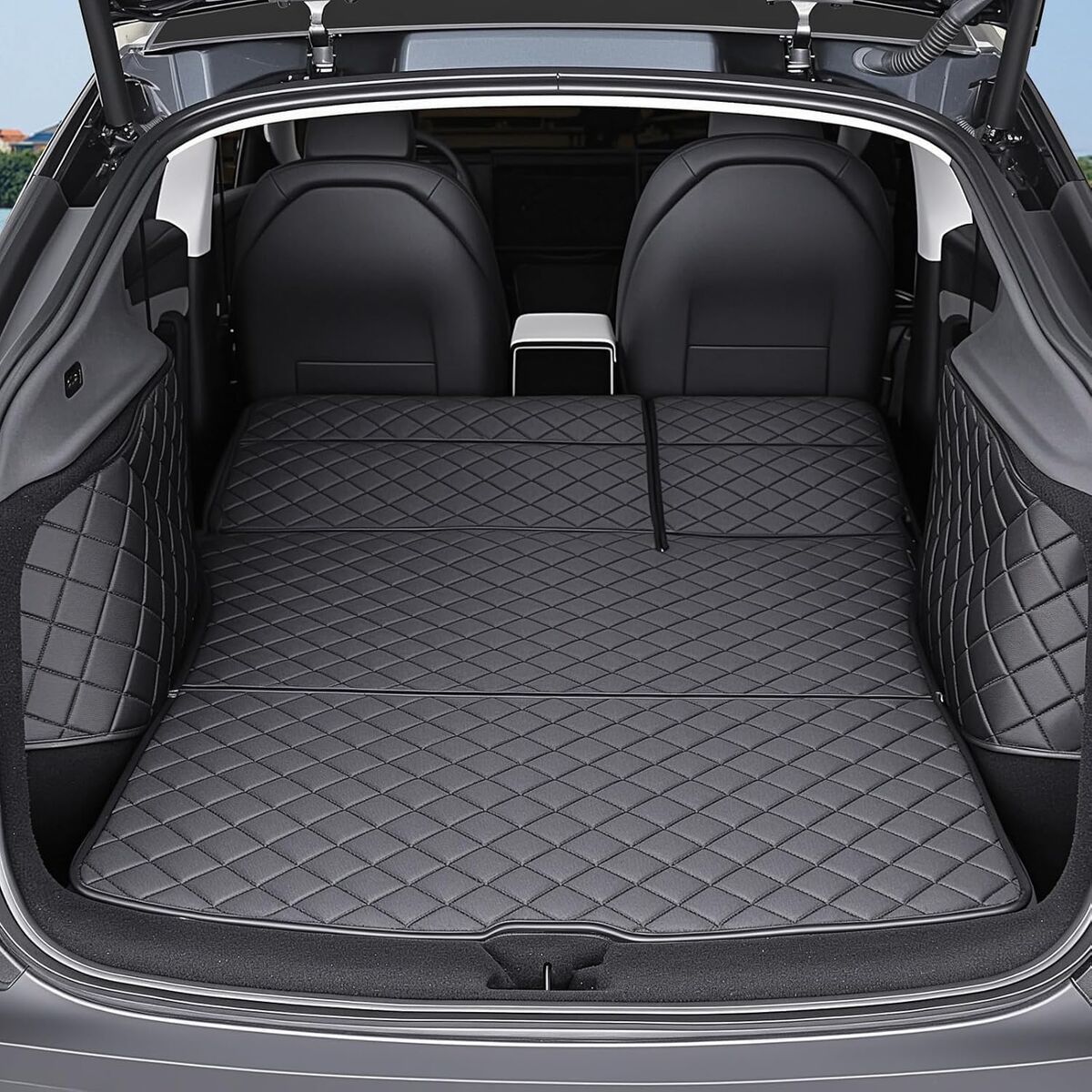 2025-2026 Tesla Model Y Juniper  Trunk Mats Cargo Liner Waterproof Cover/Protector All-Weather Trunk Floor Mat