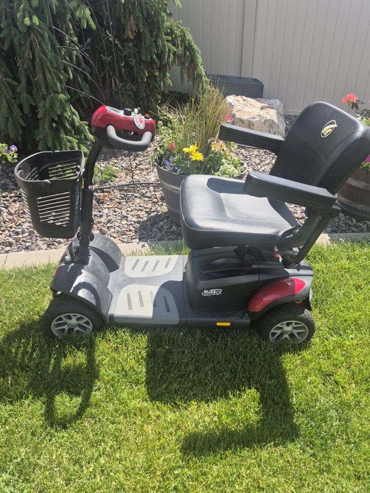 Golden Buzz Around Mobility Scooter