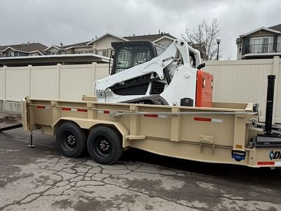 Track Skid Steer Bobcat and Dump Trailer Combo for Rent - The Ultimate Combo for Production