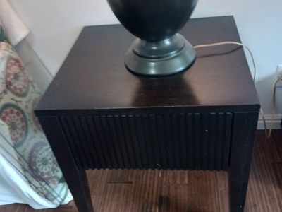 Storage style end table available