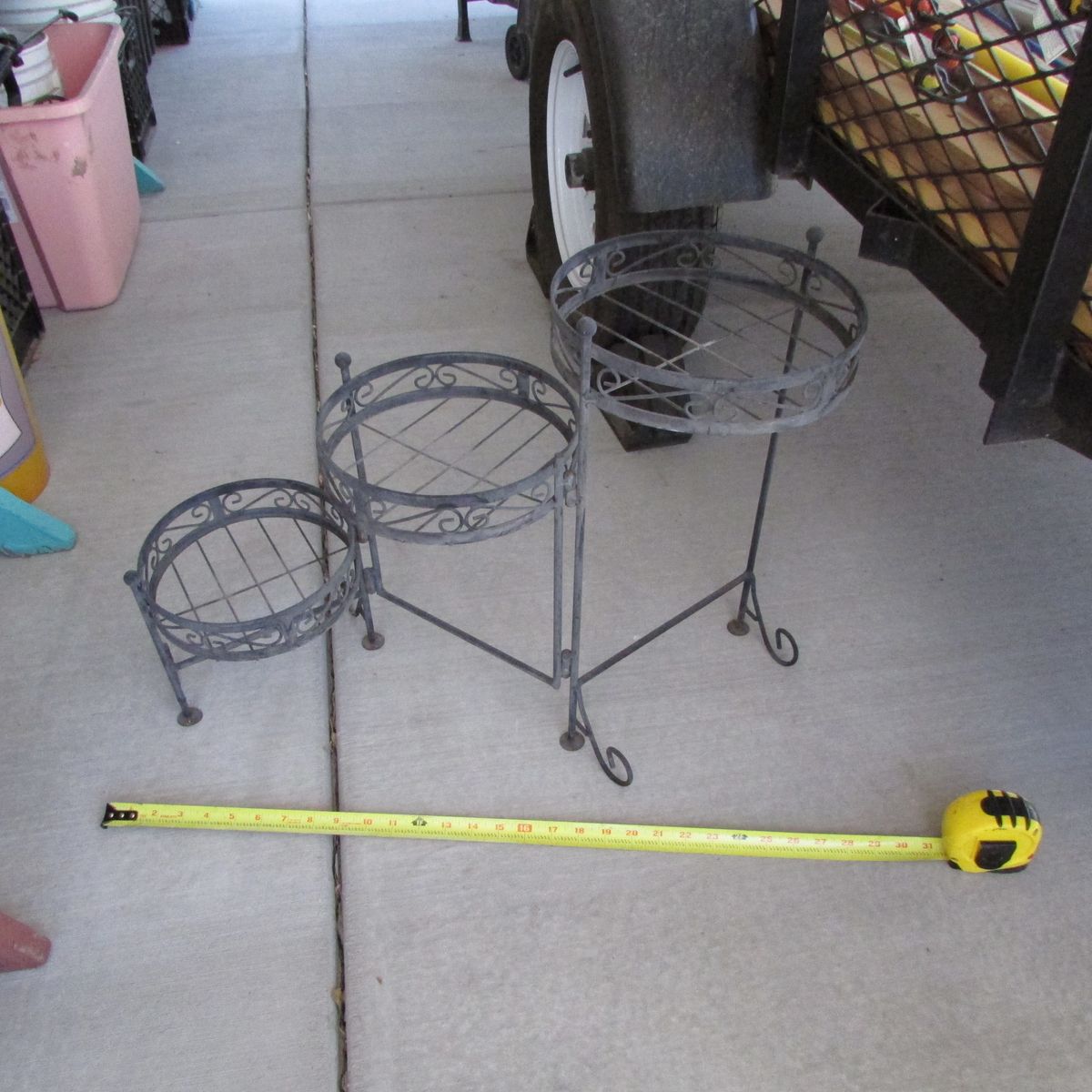 Plant Stand Iron 3 Tier