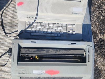 Electronic Typewriters for Parts/Repair - Brother EM-530 & Swintec 8014-S