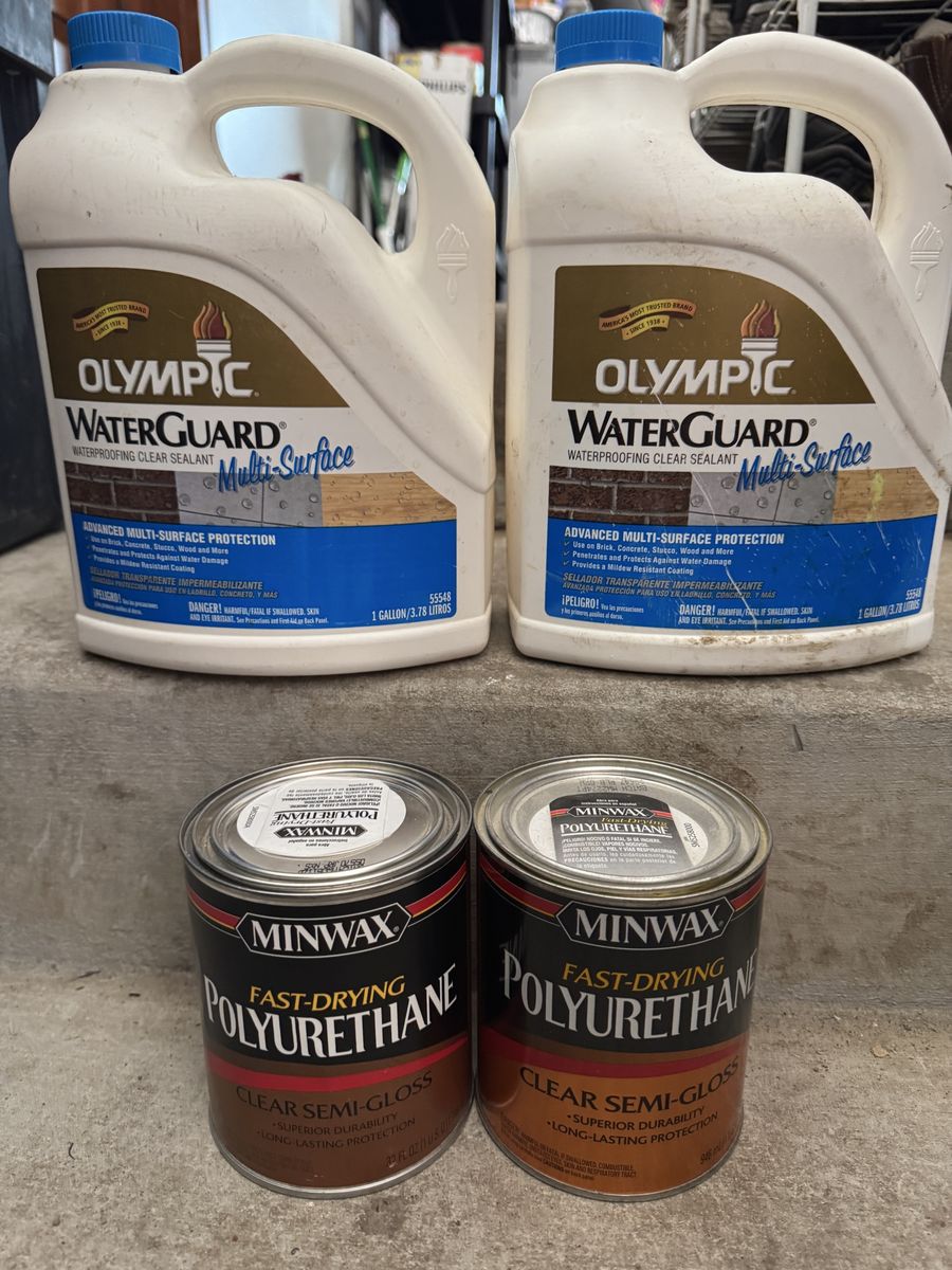 Olympic WaterGuard & Minwax Polyurethane Sealants - Multi-Surface Clear Semi-Gloss