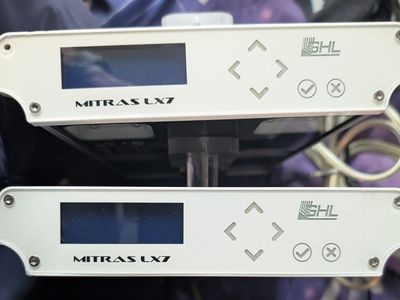GHL Mitras LX7 Reef Aquarium LED Lights (Pair) with 1 200W Controlgear - Silver/White, Wireless