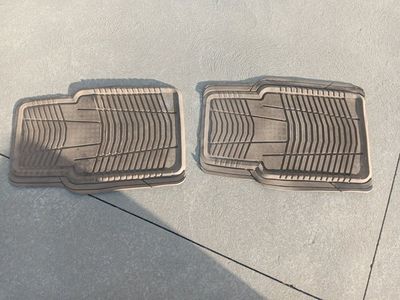 Universal All-Weather Tan Rubber Floor Mats