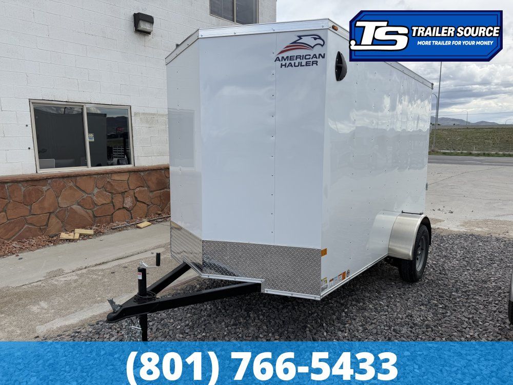 6x10 American Hauler Arrow Enclosed Cargo Trailer - 6'6" Interior - 3.5K GVWR - Ramp Door