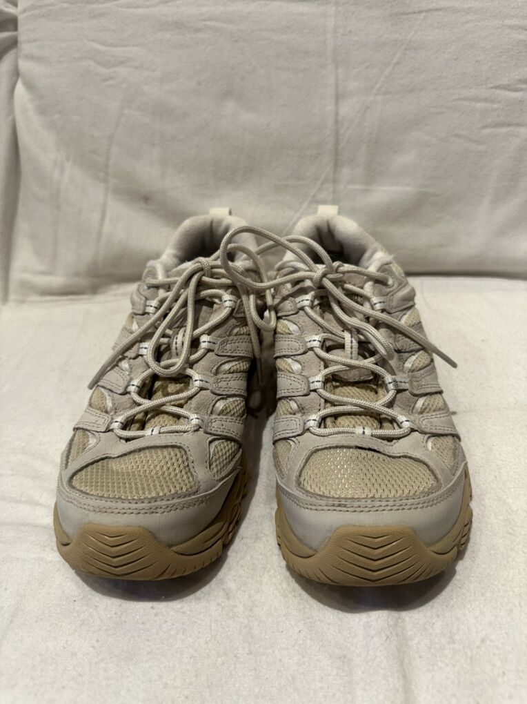 Merrell Women’s 10 Ecru Leather/mesh Hiking Shoes