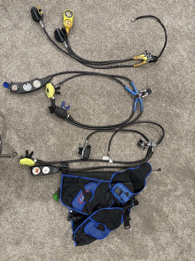 Scuba Diving Regulators And BCD