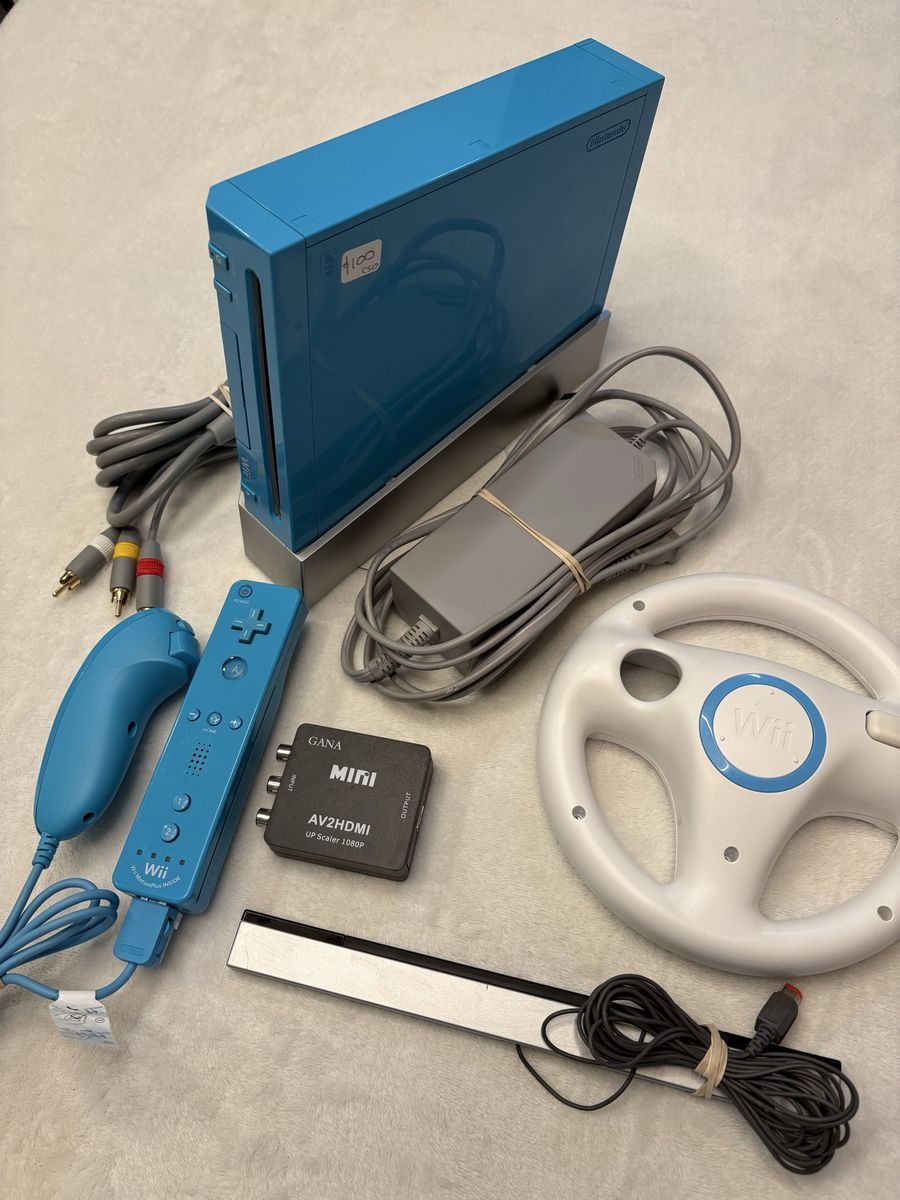 Wii Console - Blue (Not GC Compatible)