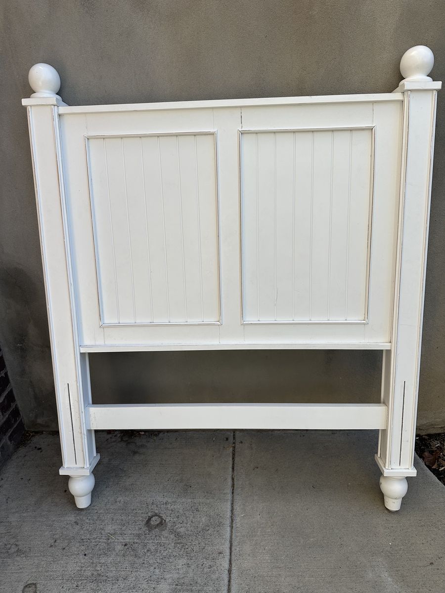 Cute twin bed headboard and footboard