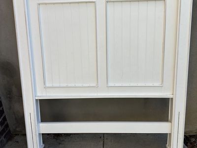 Cute twin bed headboard and footboard