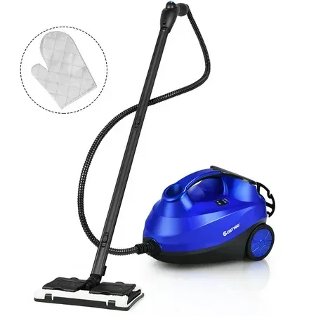 Costway 2000W Heavy-Duty Steam Cleaner Mop Blue