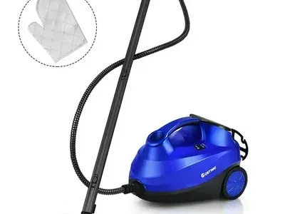 Costway 2000W Heavy-Duty Steam Cleaner Mop Blue